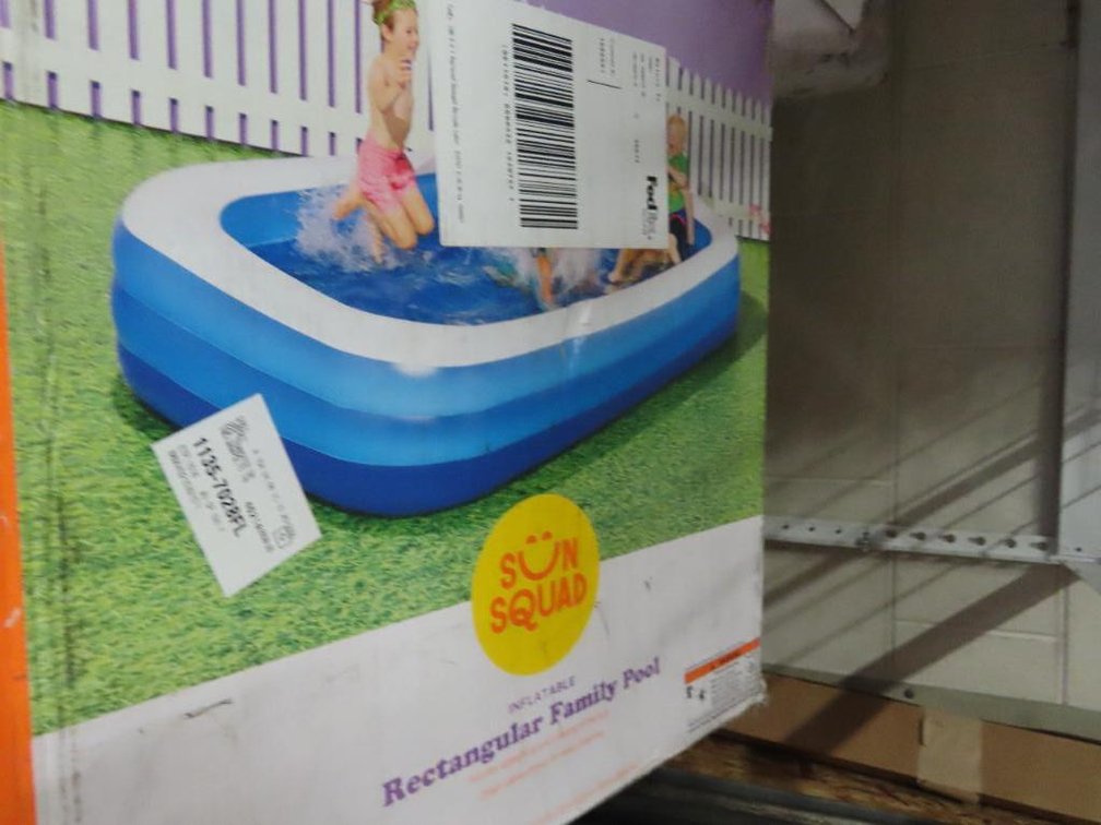 Sun Squad Inflatable Rectangular Family Pools - Qty 3