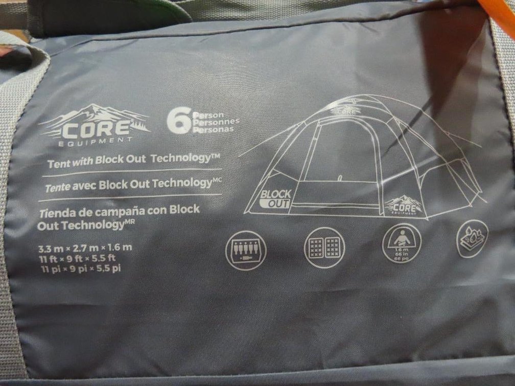 Core 6 person Tent
