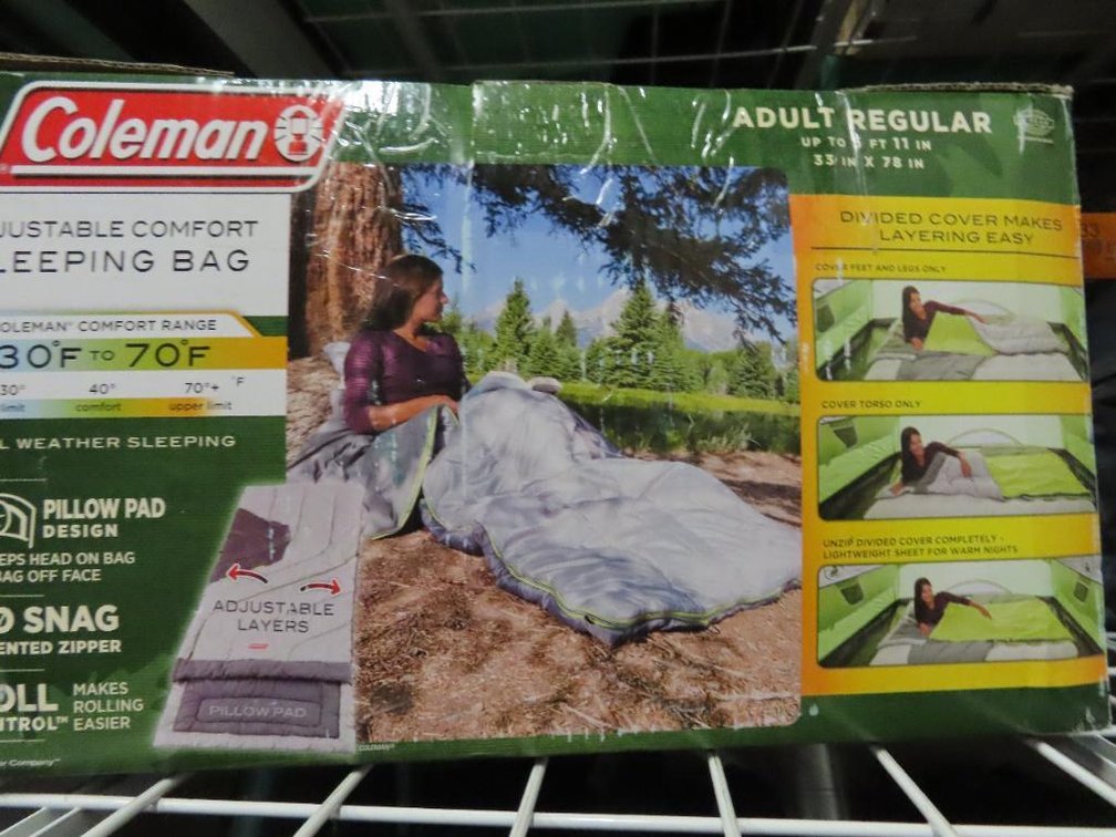 Coleman Adjustable Comfort Sleeping Bag