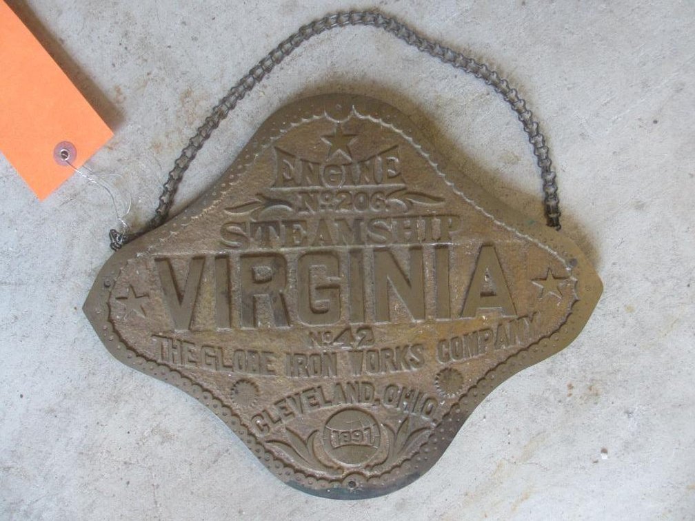 Brass Ships Plaque (D2)