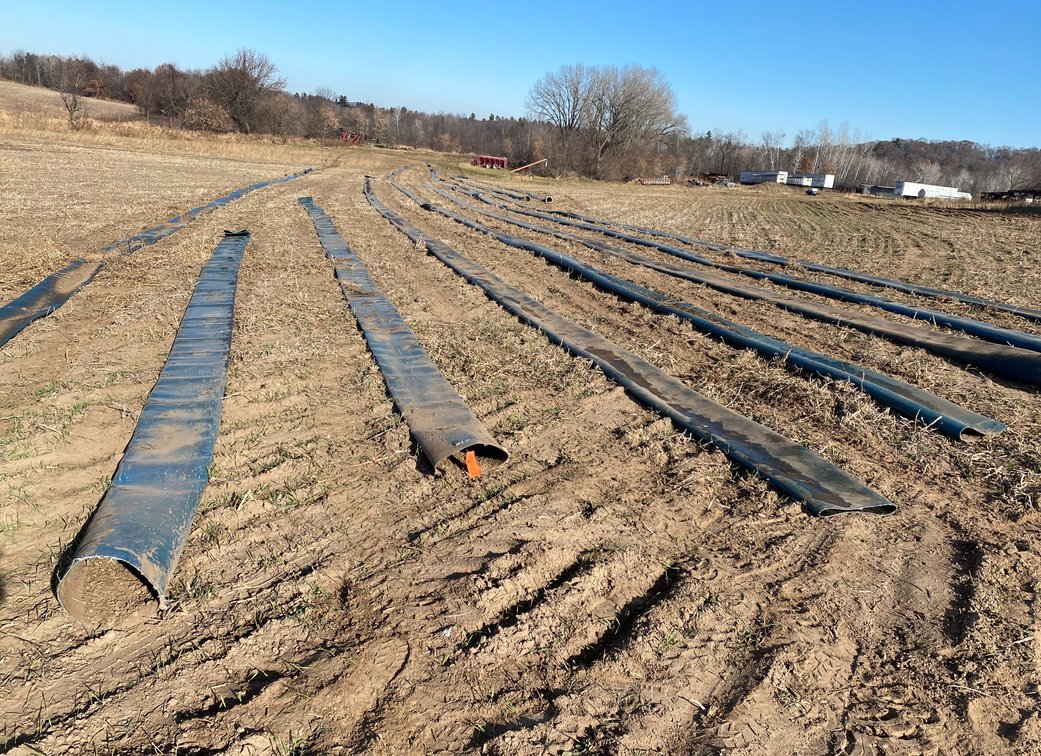 (4) Sections of 10" Bulldog Hose (Colfax, WI)