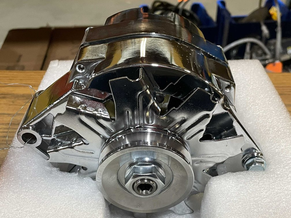 Chrome GM 110amp Alternator (PR11)