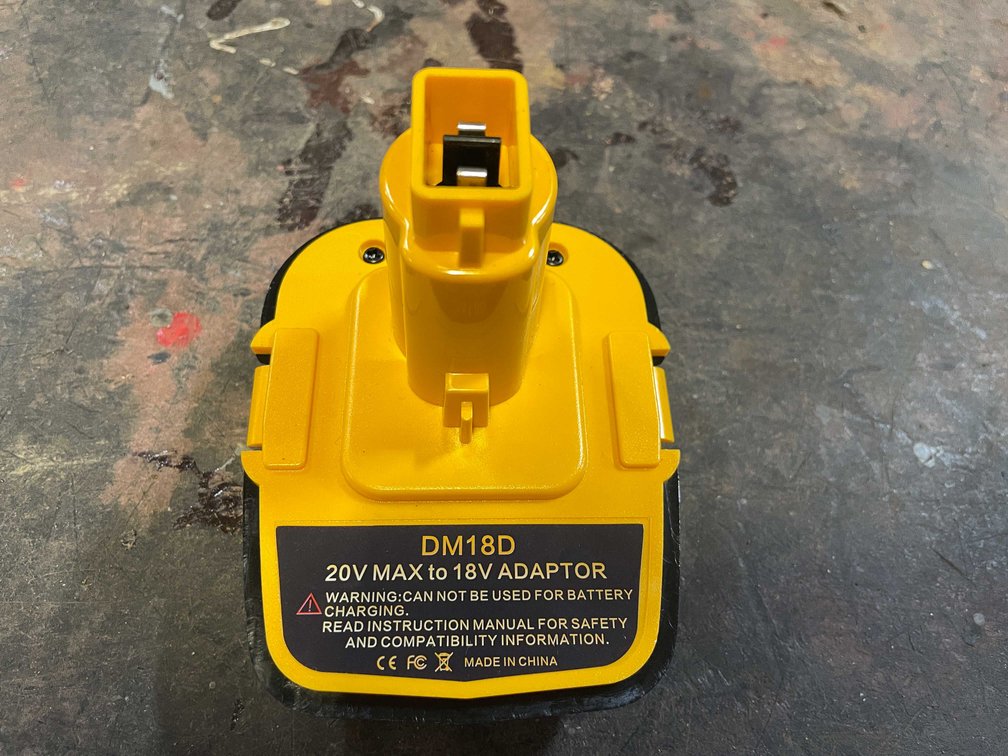 DeWalt Style 18 Volt To 20 Volt Adapter (PR12)