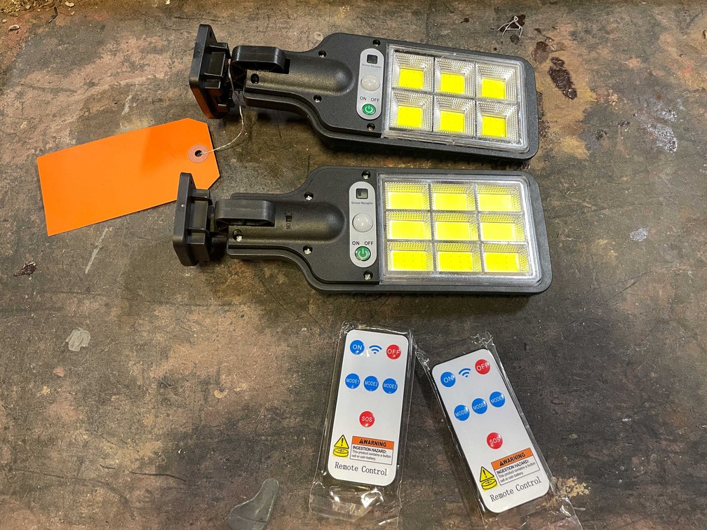 (2) LED Parking Lot/Yard Lights (T12)