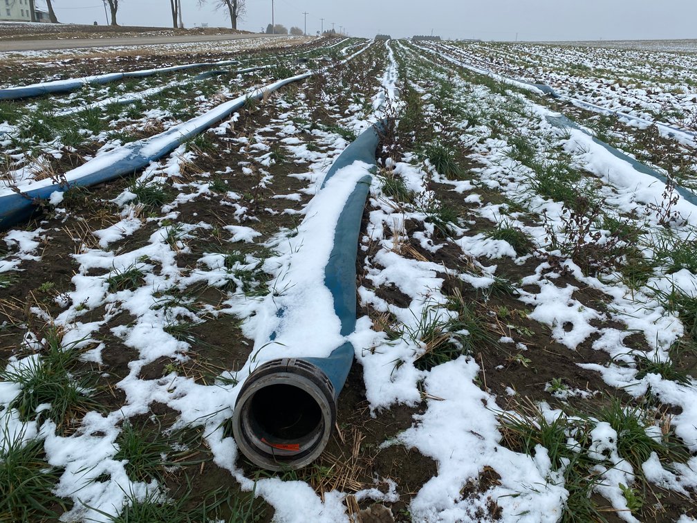 640' Section of 10" Bulldog Mainline Hose (New Holstein, WI)