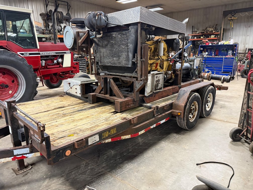 Cat 3406 Powered Booster Pump Trailer (North Freedom, WI)