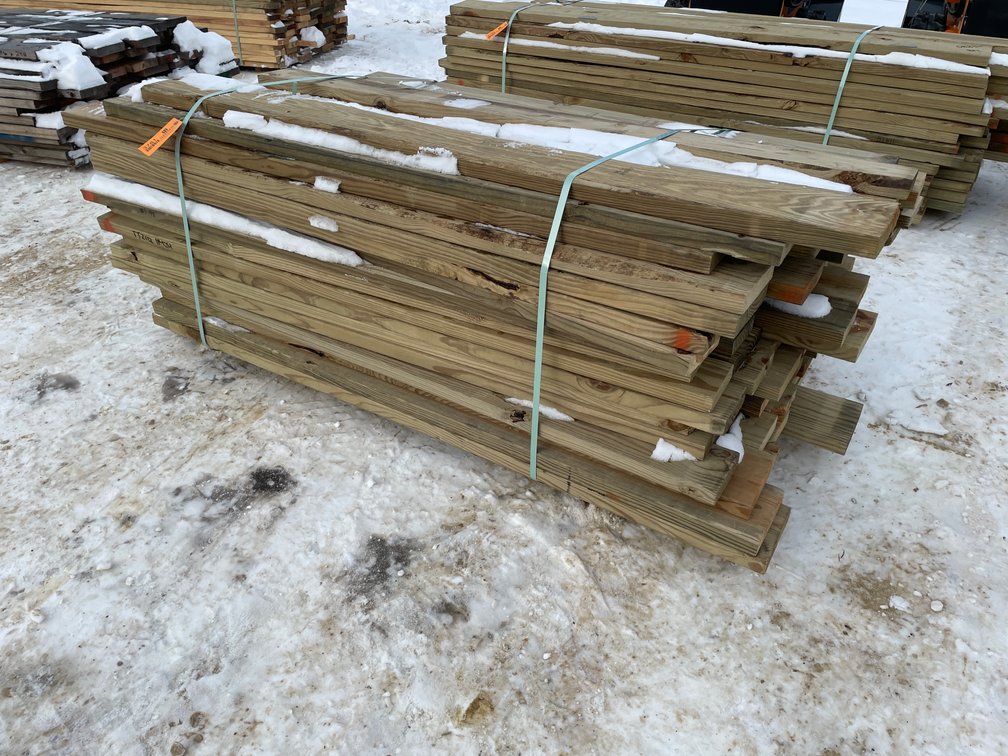 Bundle of Treated Lumber