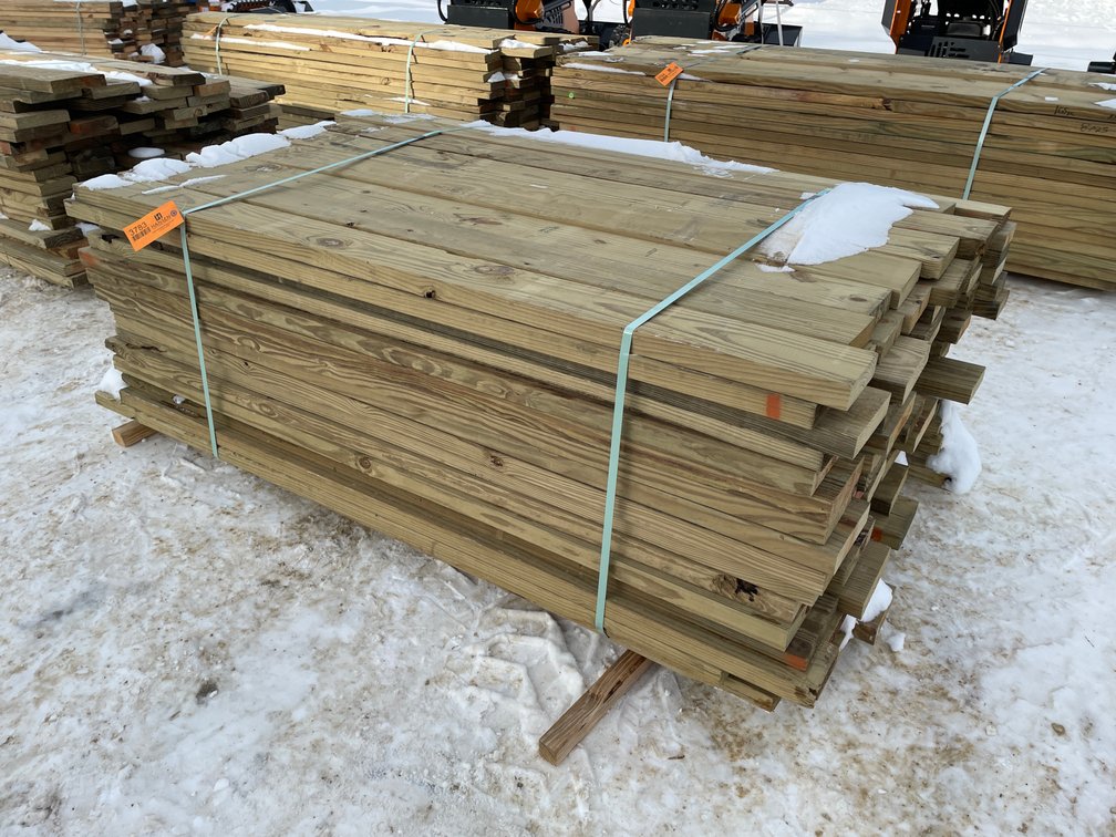 Bundle of Treated Lumber