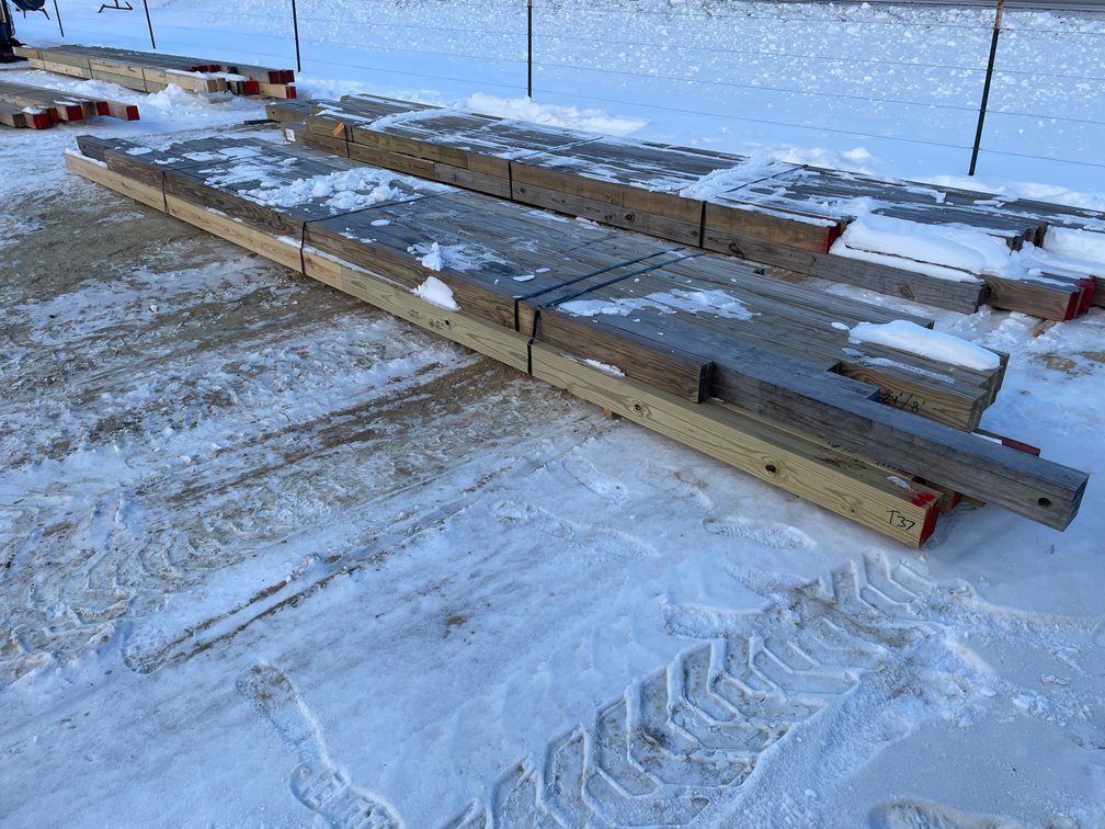 Bundle of Laminated Wood Beams
