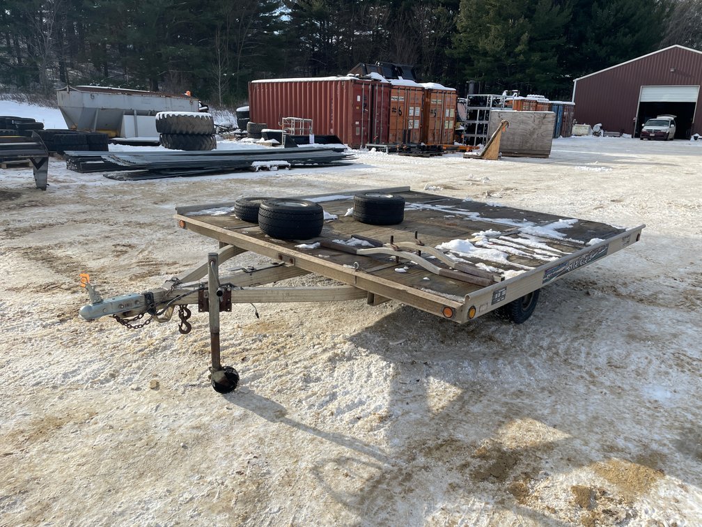10' Aluminum Snowmobile Trailer (No Title)