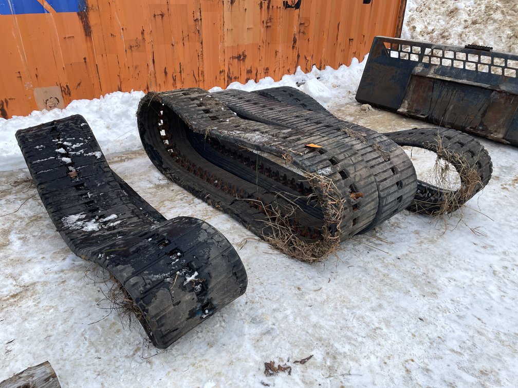 (4) Used Skid Steer Tracks