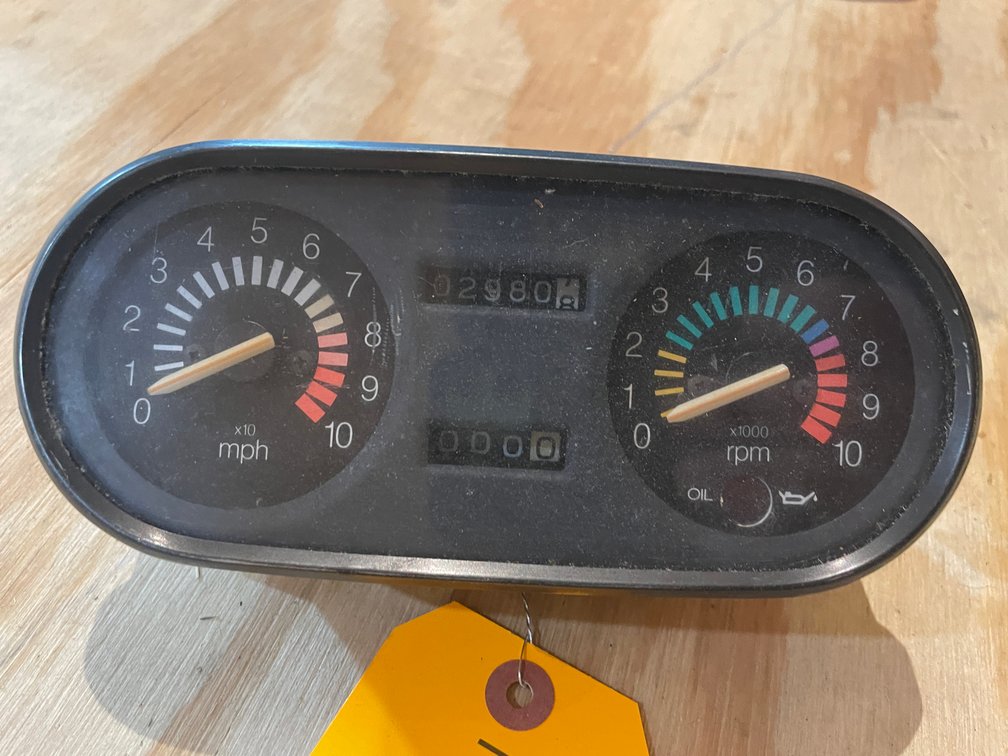 1981 SRX Snowmobile Odometer