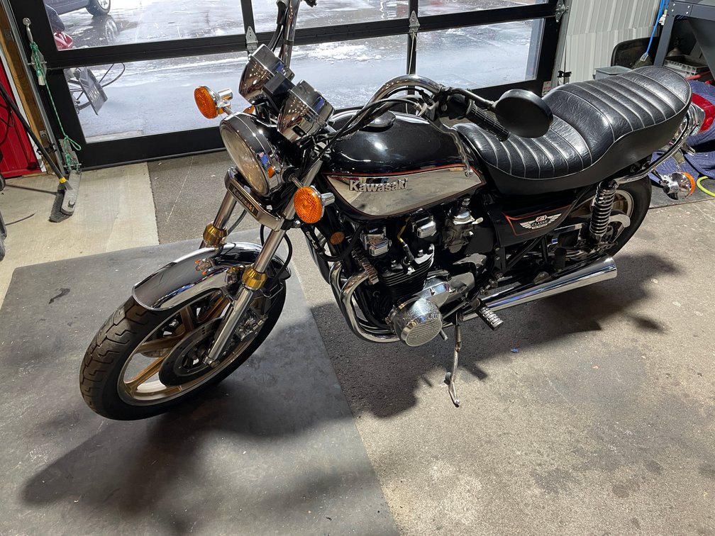 1980 Kawasaki Z1 Classic Motorcycle (Has WI Title)