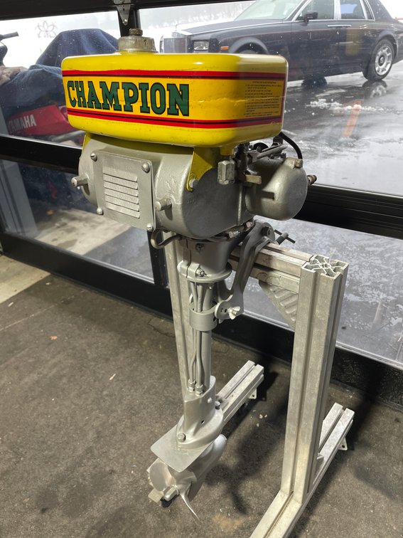 Champion Vintage Outboard Boat Motor