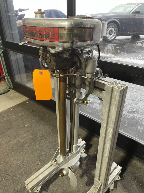 Johnson Seahorse Single Vintage Outboard Boat Motor