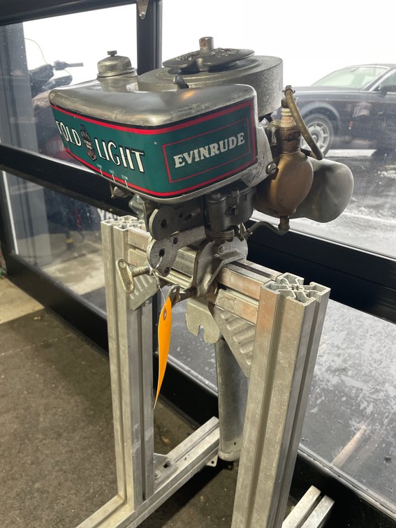 Evinrude Foldlight Vintage Outboard Boat Motor