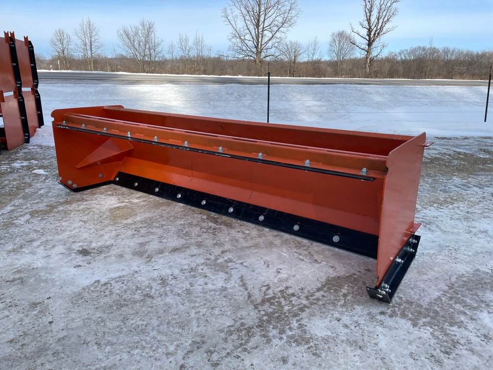 New 10' Snow Push/Pull Back Pusher for Skid Steer