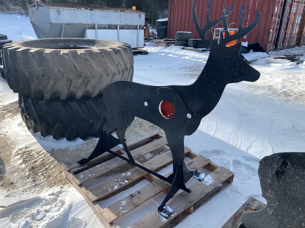 New KC AR500 Steel Deer Shooting Target