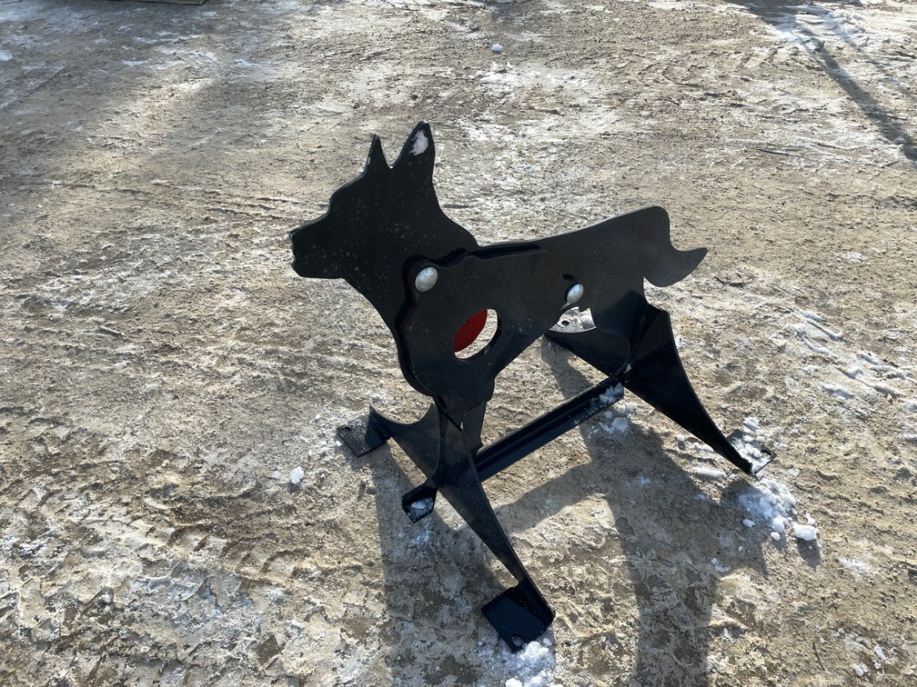 New KC AR500 Steel Coyote Shooting Target
