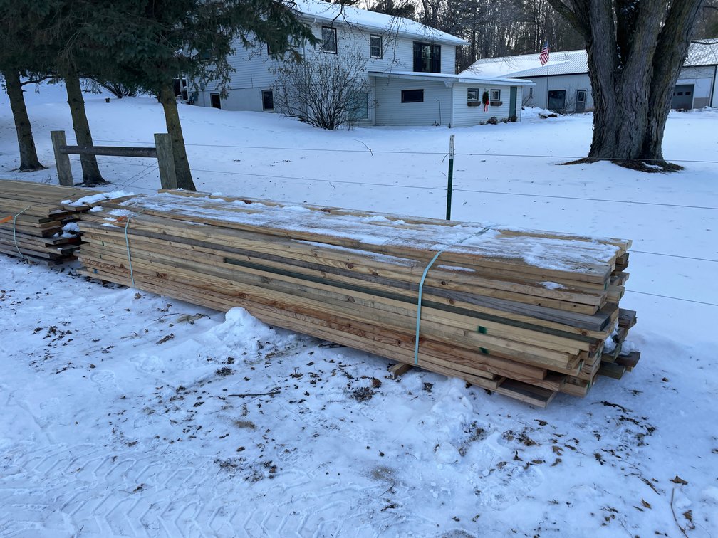 Bundle of Construction Grade Lumber