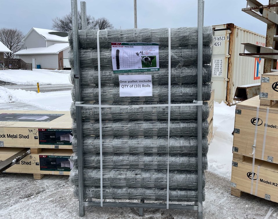 Hot-Dip Galvanized Field Fence (O12)