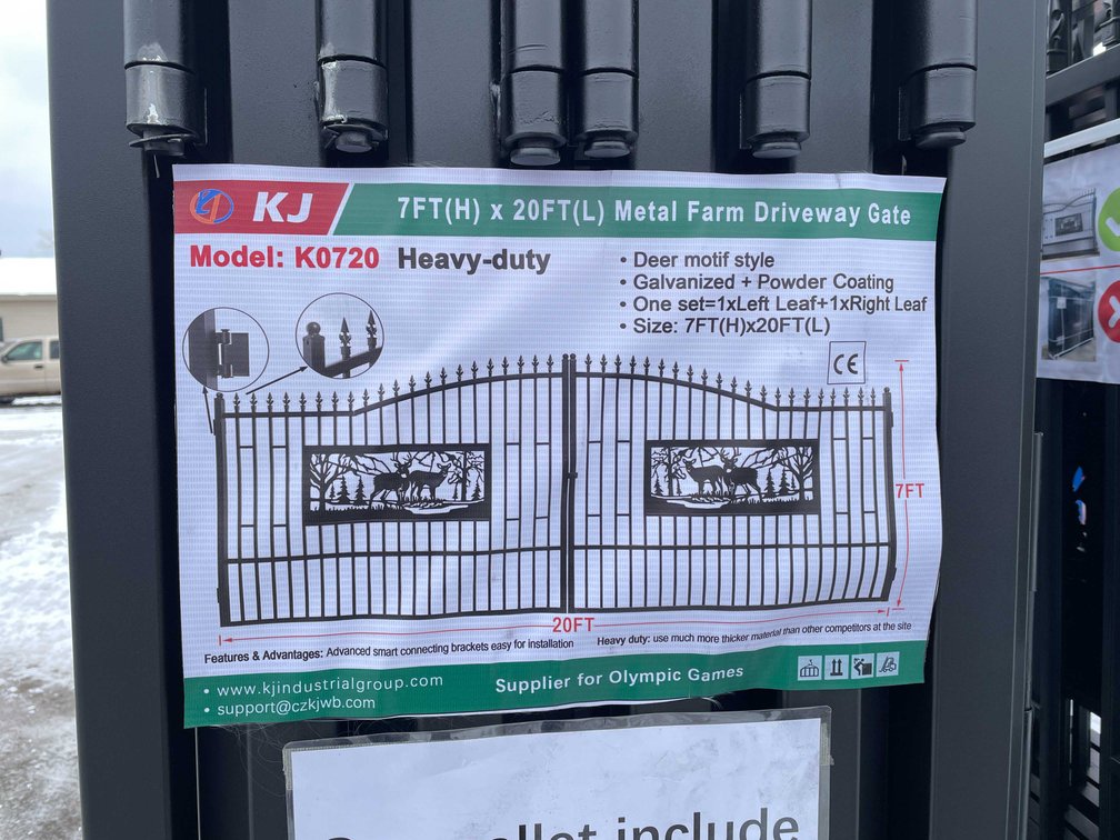 Metal Farm Driveway Gate (O12)