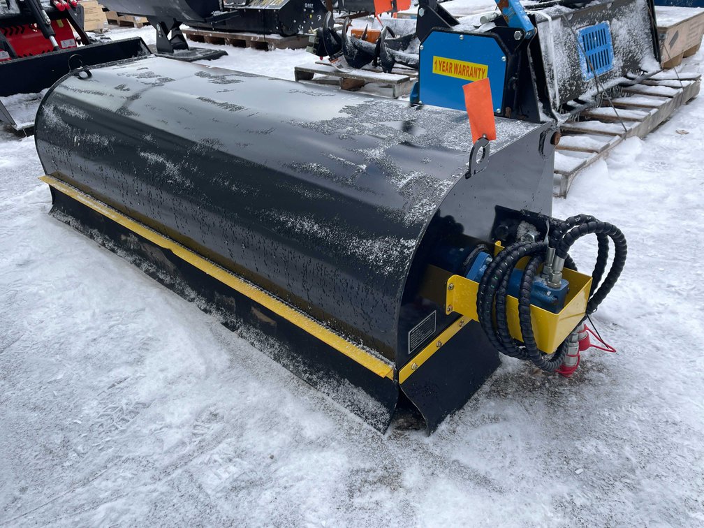 Unused 72" Skid Steer Bucket Broom (O11)