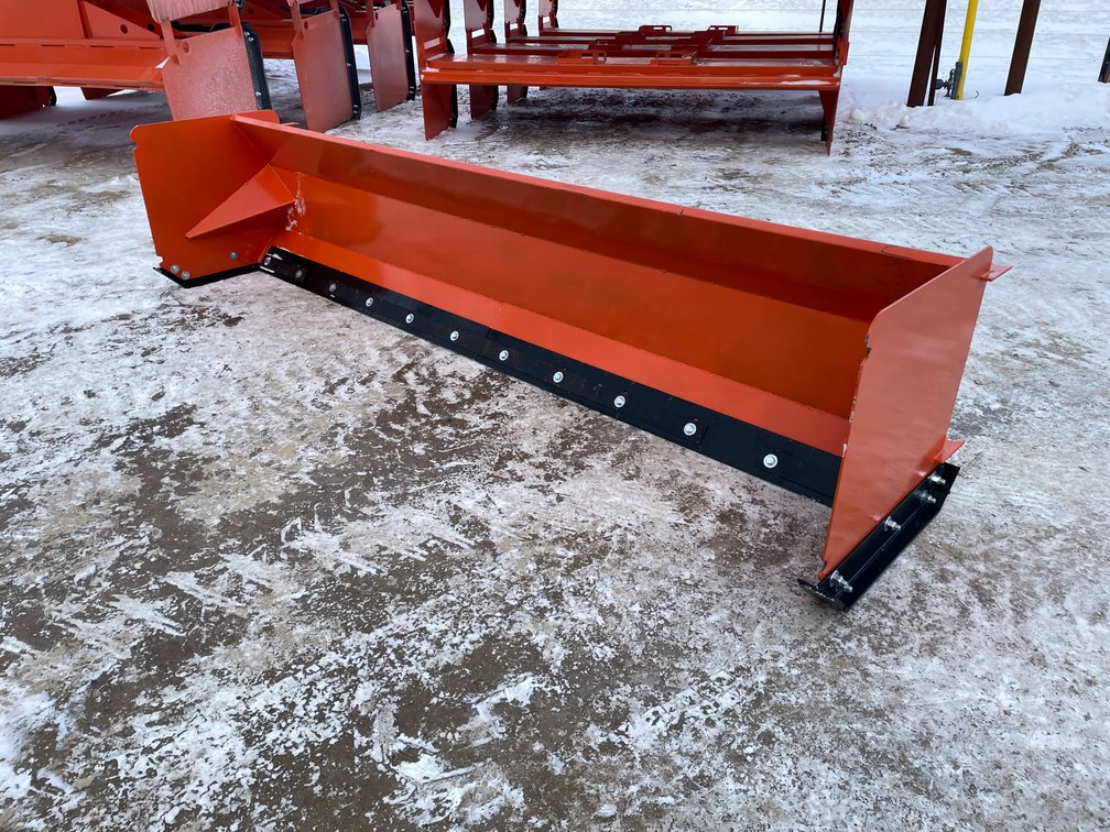 New 12' Snow Pusher for Skid Steer