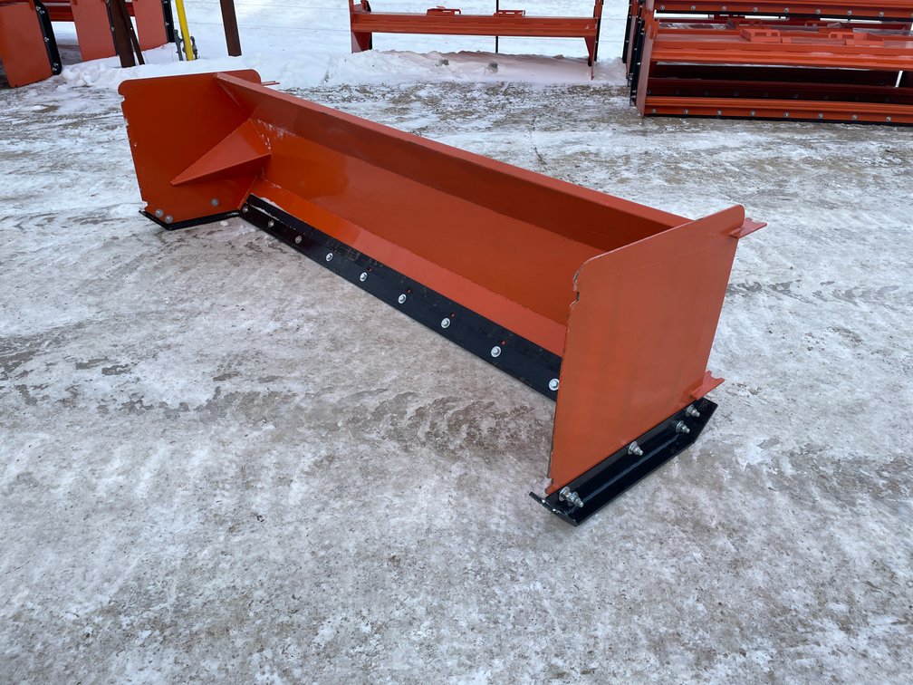 New 10' Snow Pusher for Skid Steer