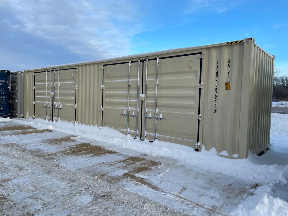 40' High Cube Multi-Door Shipping Container