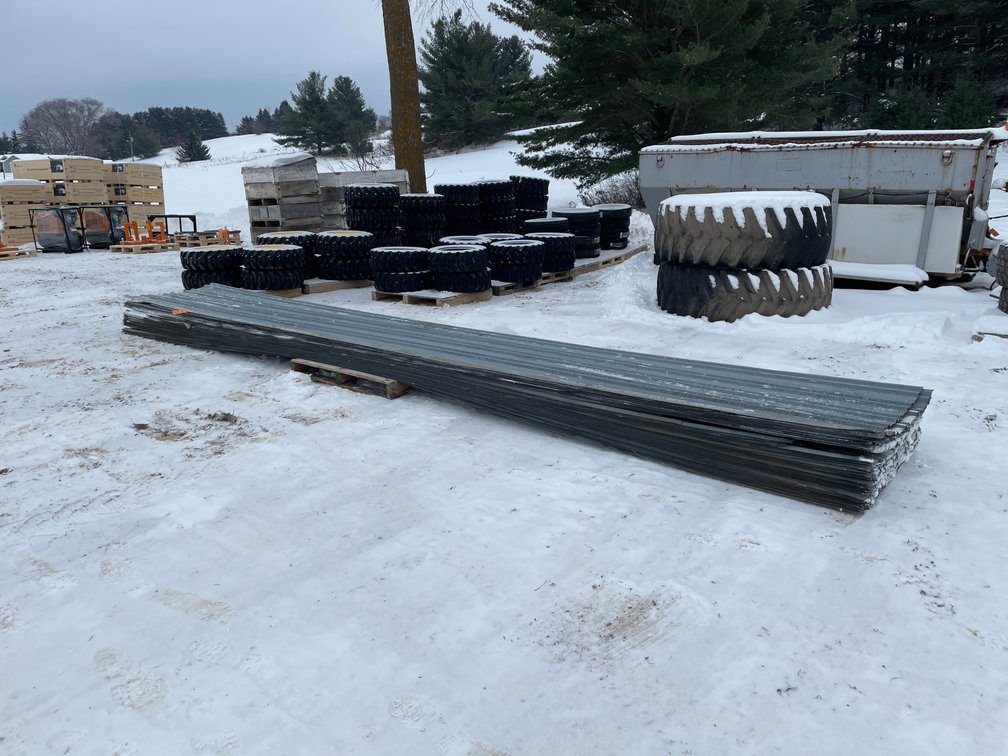 Approx. (30) Sheets of Used Galvanized Roofing