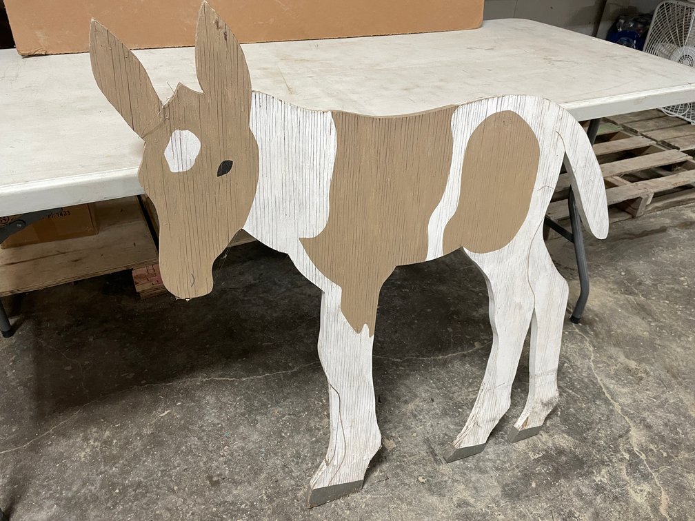 Handcrafted 3/4" Thick Plywood Double Sided Mule (Downing, WI)