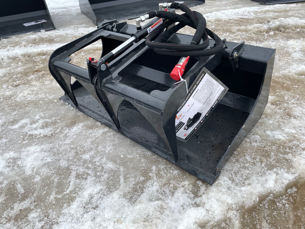 Wolverine Mini Skid Steer Stump Grapple