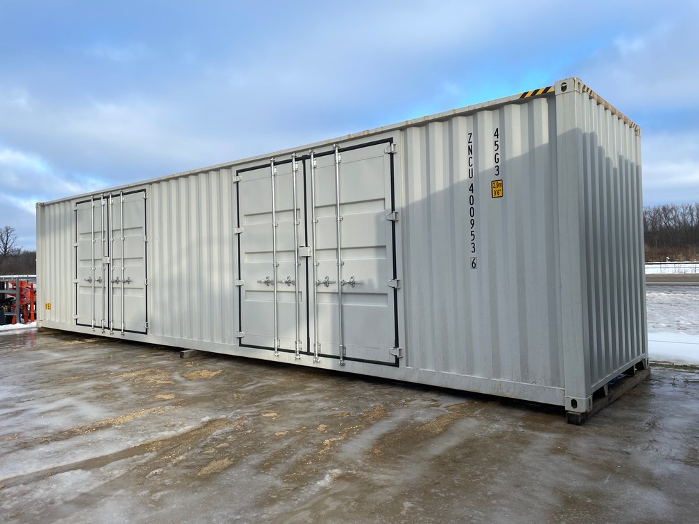 40' High Cube Multi-Door Shipping Container