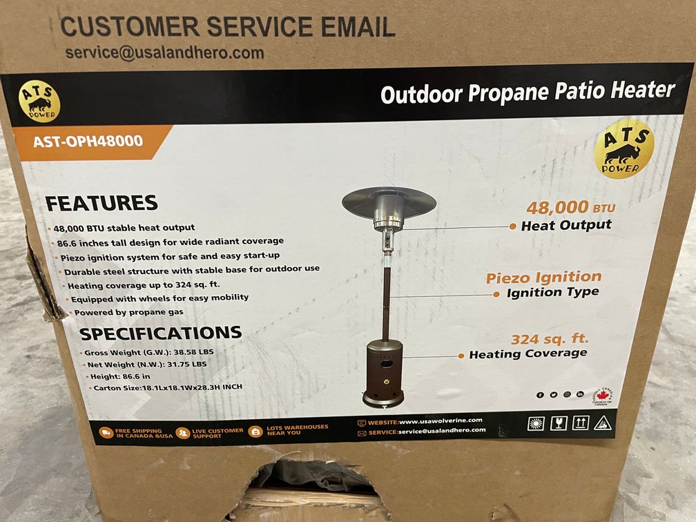 ATS Power Outdoor Patio Heater