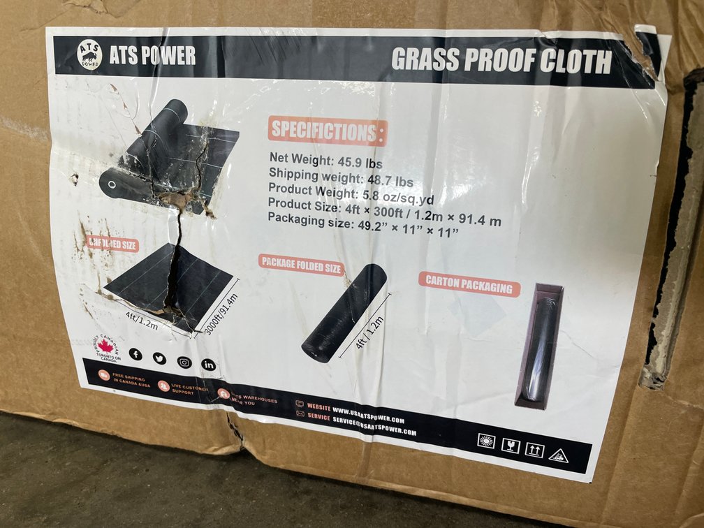 ATS Power Grass Proof Landscaping Cloth