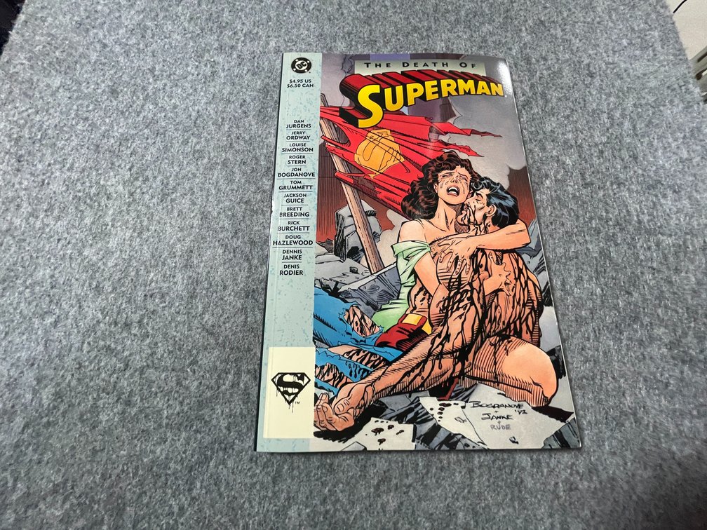 1993 1st Printing of "The Death of Superman" (Downing, WI)