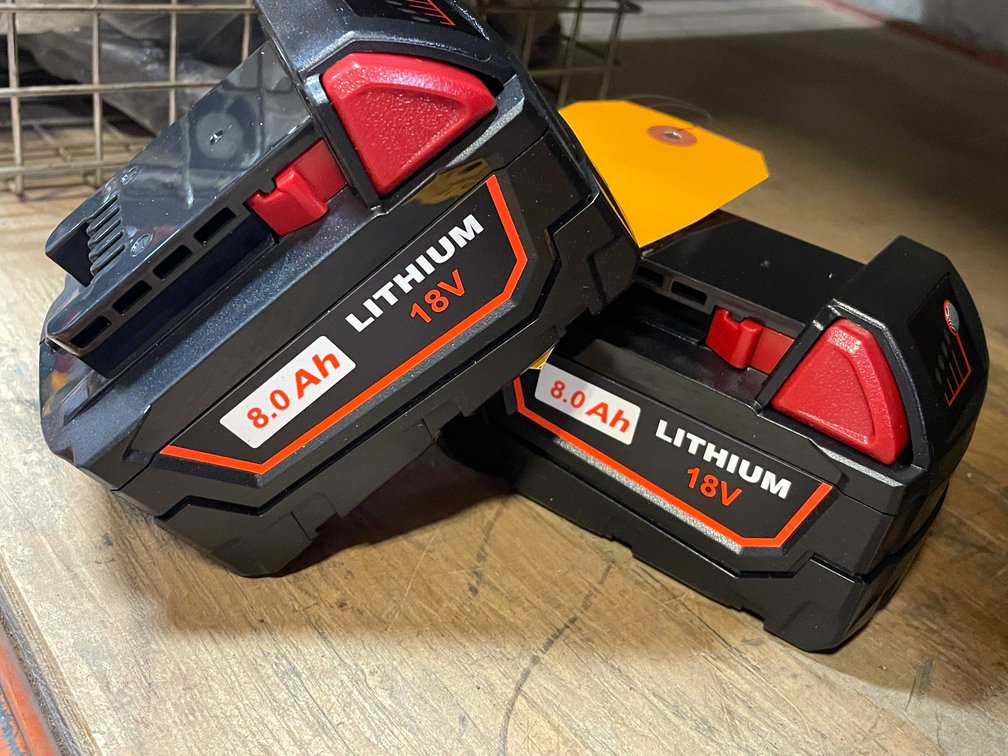 (2) Milwaukee Compatible 18 volt 8.0ah Batteries (PR13)