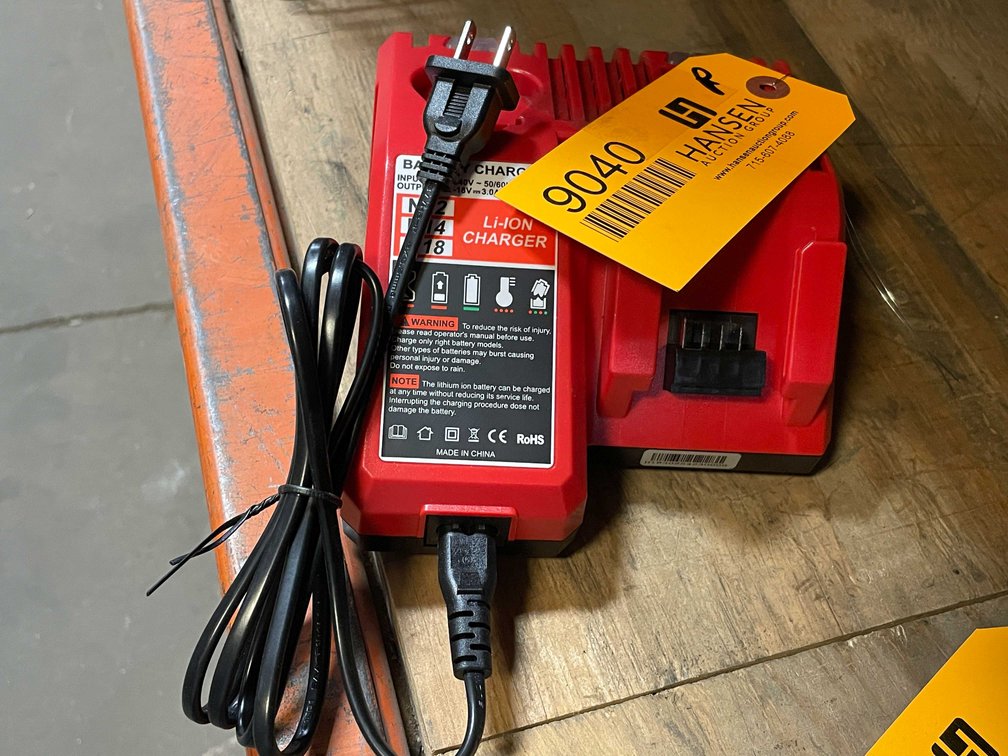 Milwaukee Compatible Battery Charger for 18 Volt, 14 Volt, and 12 Volt Batteries (PR13)