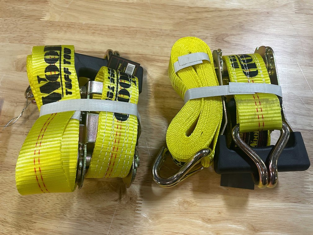 (2) Ratchet Straps, 1-1/2" W x 15' L (PR12)