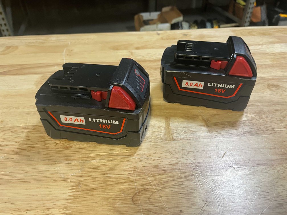 (2) Milwaukee Compatible 18V 8.0ah Batteries (PR11)