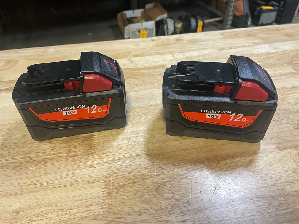 (2) Milwaukee Compatible 18 Volt 12.0ah Batteries (PR11)
