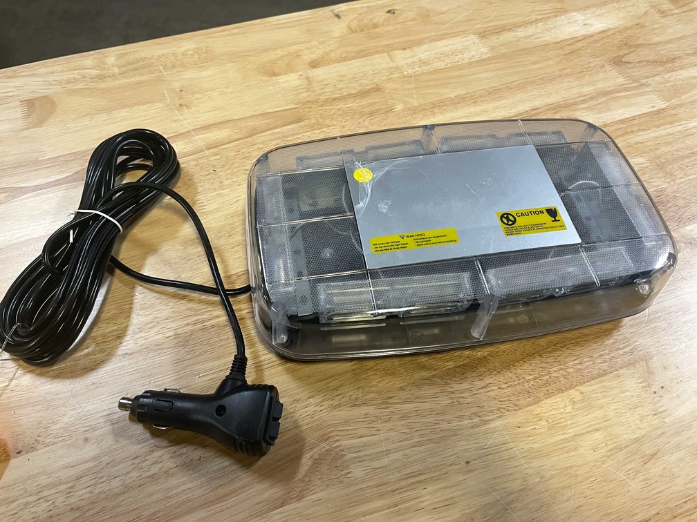 Amber LED Strobe Light, 12vdc (PR13)