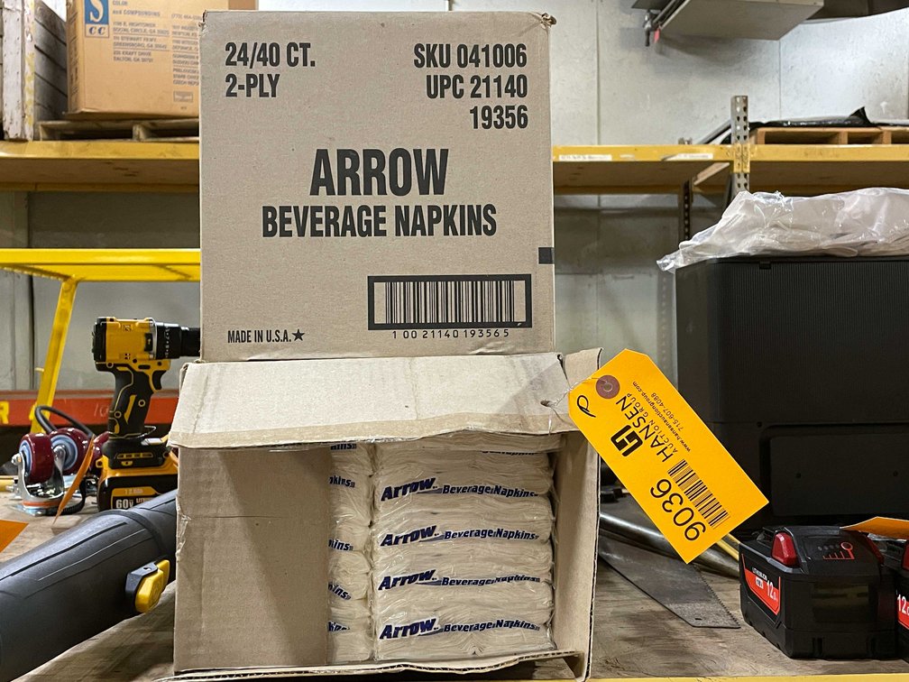 (2) Boxes of Arrow Napkins (PR13)