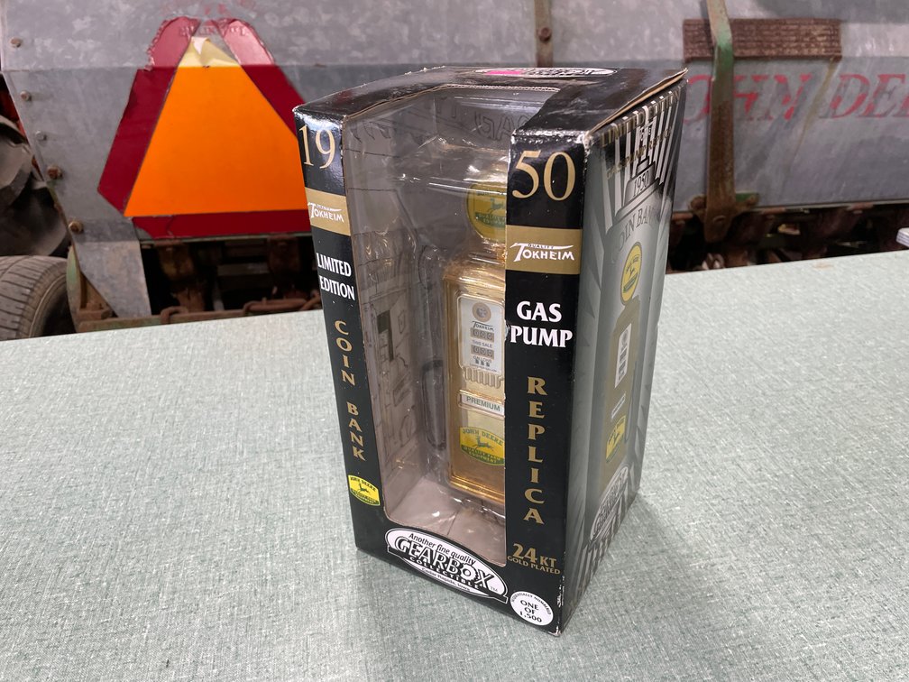 John Deere 1950 Gas Pump Coin Bank (Fort Atkinson, WI)