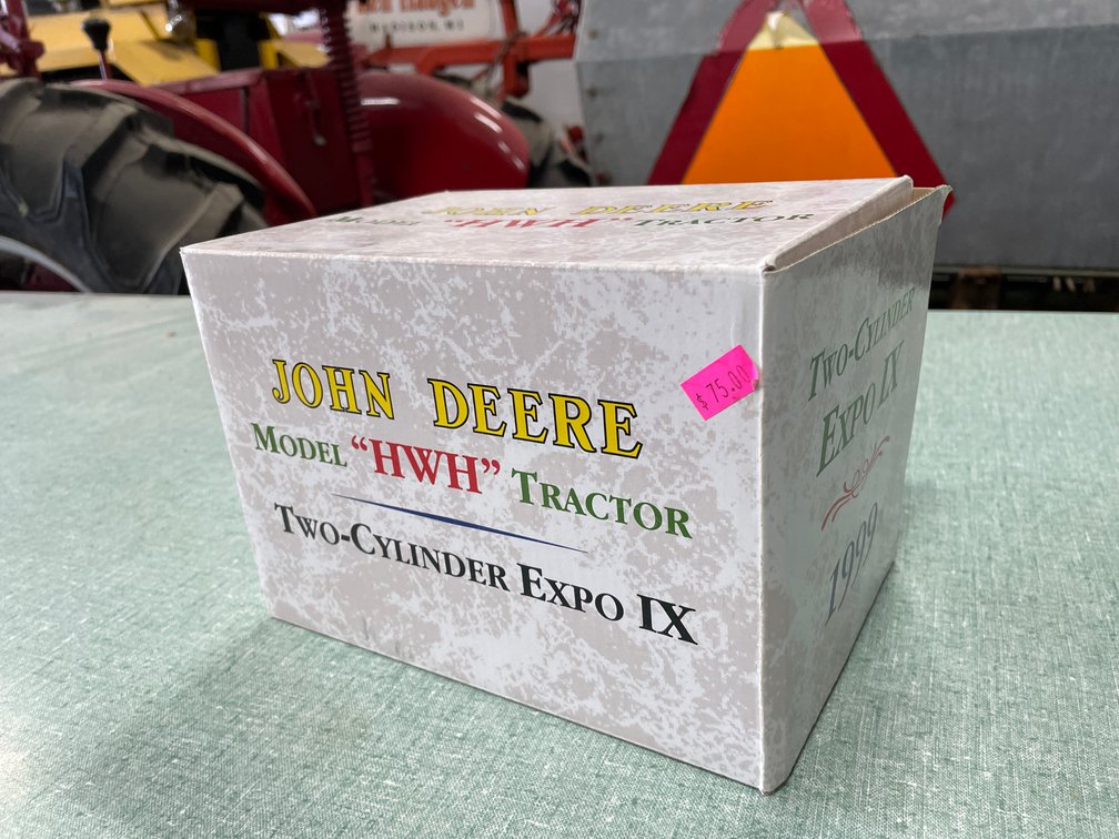 Two Cylinder Expo John Deere HWH Ertl Tractor (Fort Atkinson, WI)