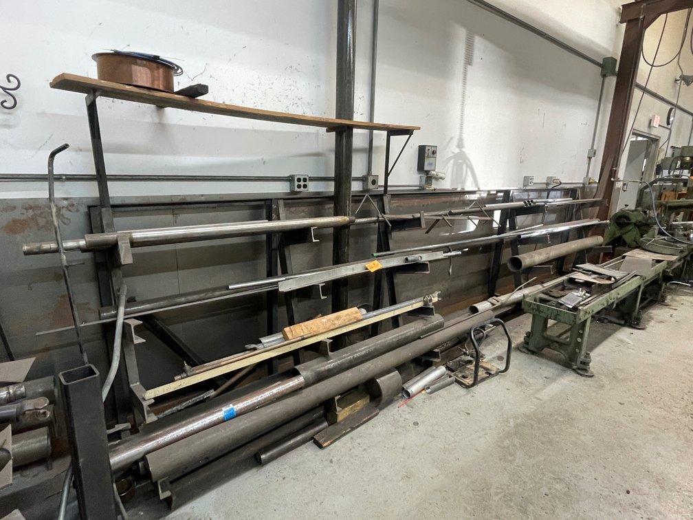 Steel Rack with Round Stock