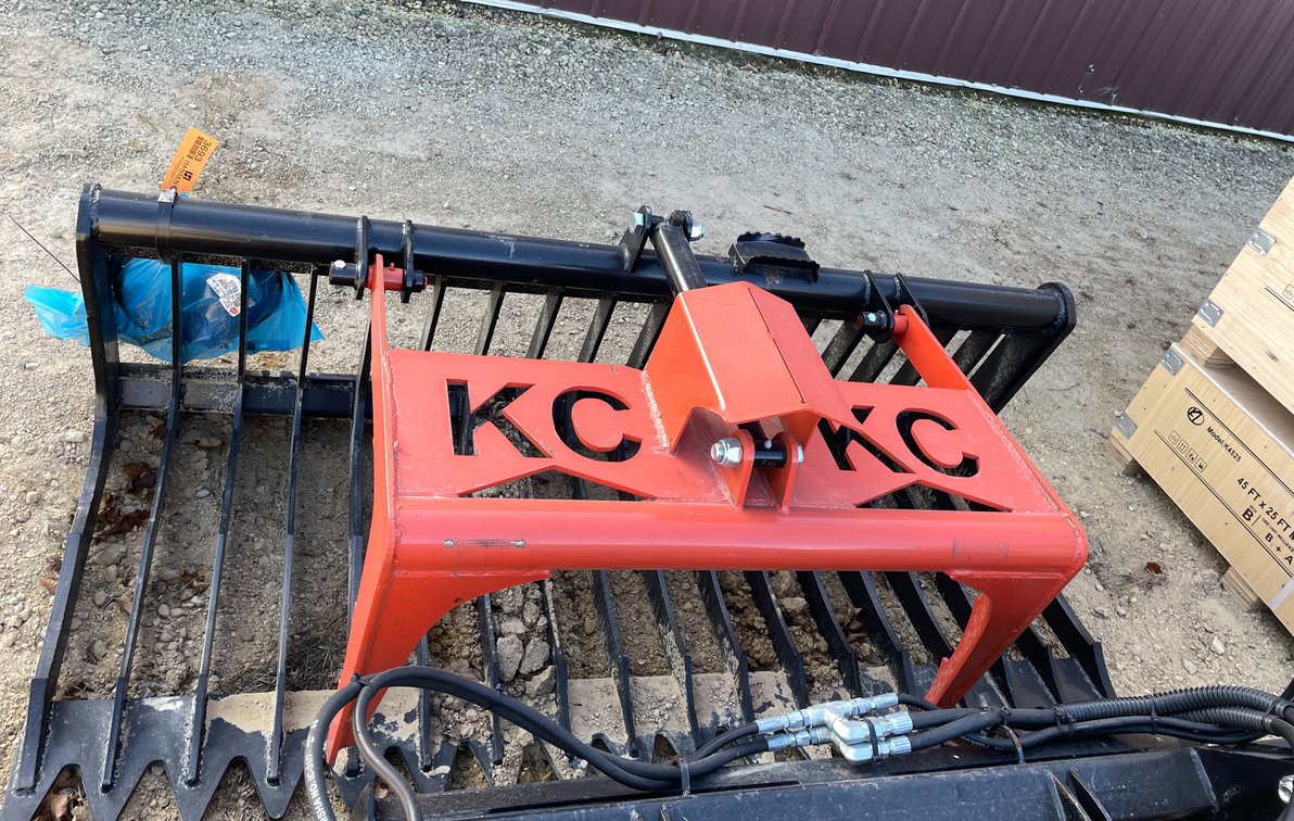 New KC 76" Skid Steer Skeleton Grapple Bucket