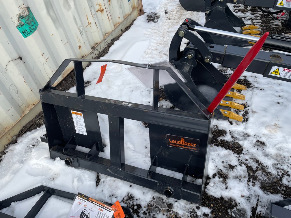 Unused Landhonor Skidsteer Bale Spear