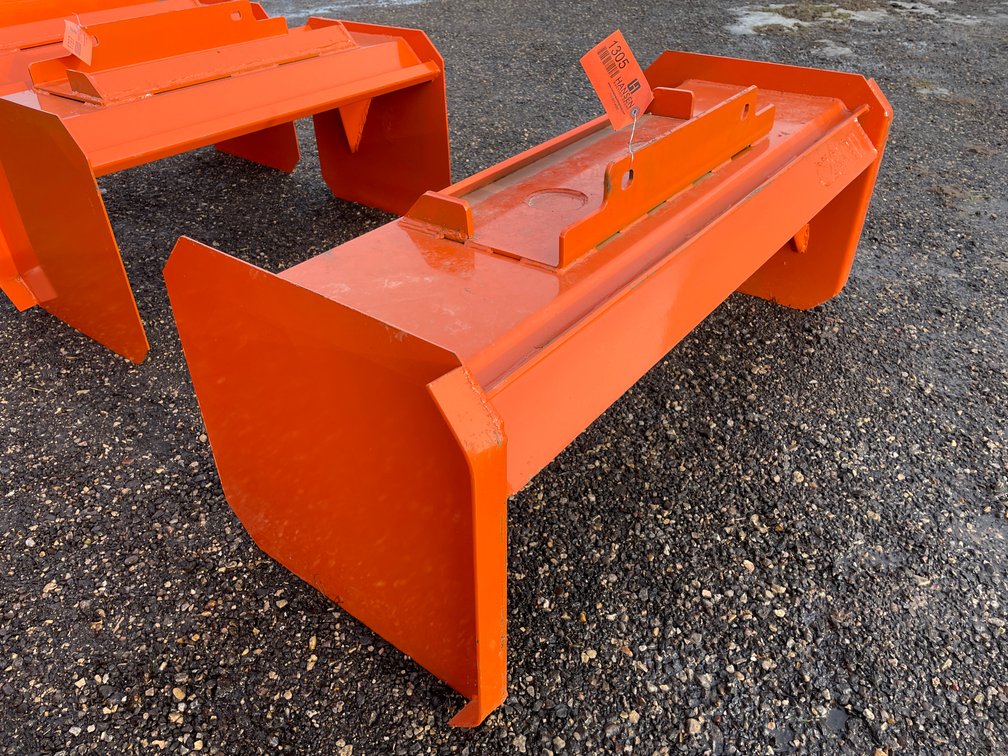 Mini Skidsteer Snow Pusher